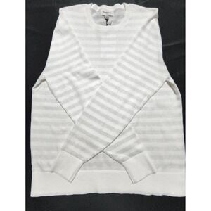 Goodfellow & Co Men's Sweater, White & Gray, Large, Chest 42",‎ Sleeve 27"